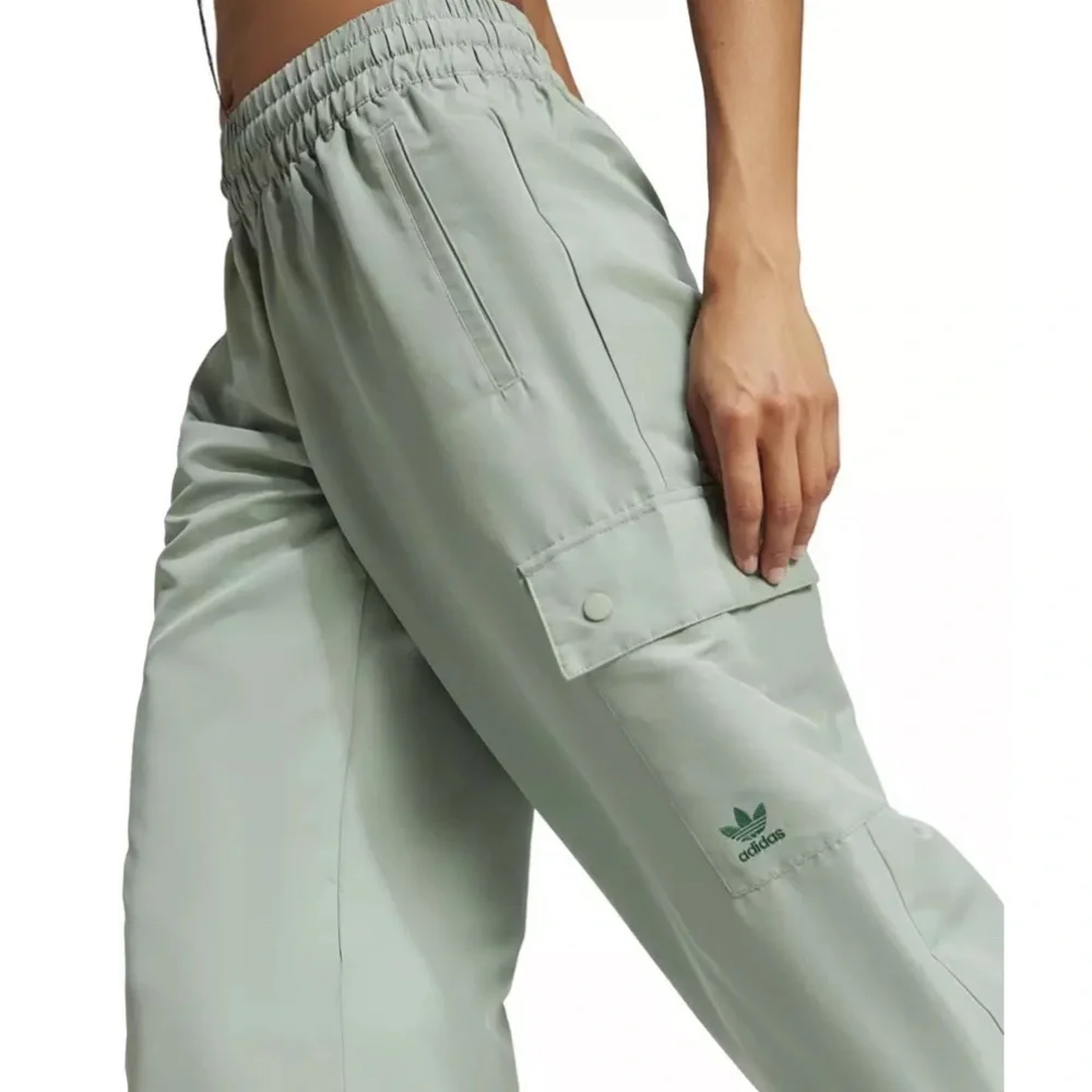 Adidas Light Green Cargo Pants NWT - Picture 5 of 10